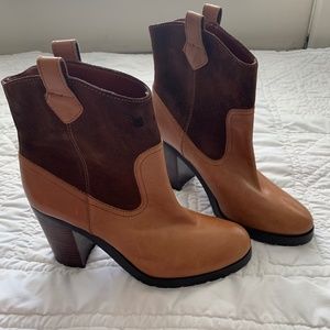 Lauren Ralph Lauren Leather booties